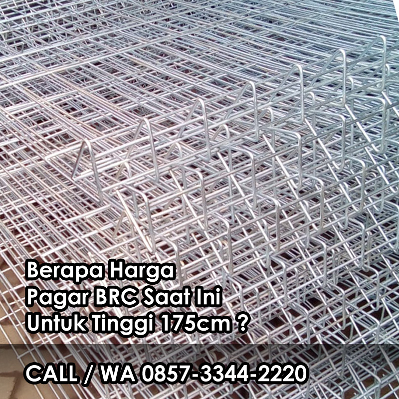 Harga Pagar BRC 175 cm Galvanis - CV Graha Sukses Mandiri Surabaya