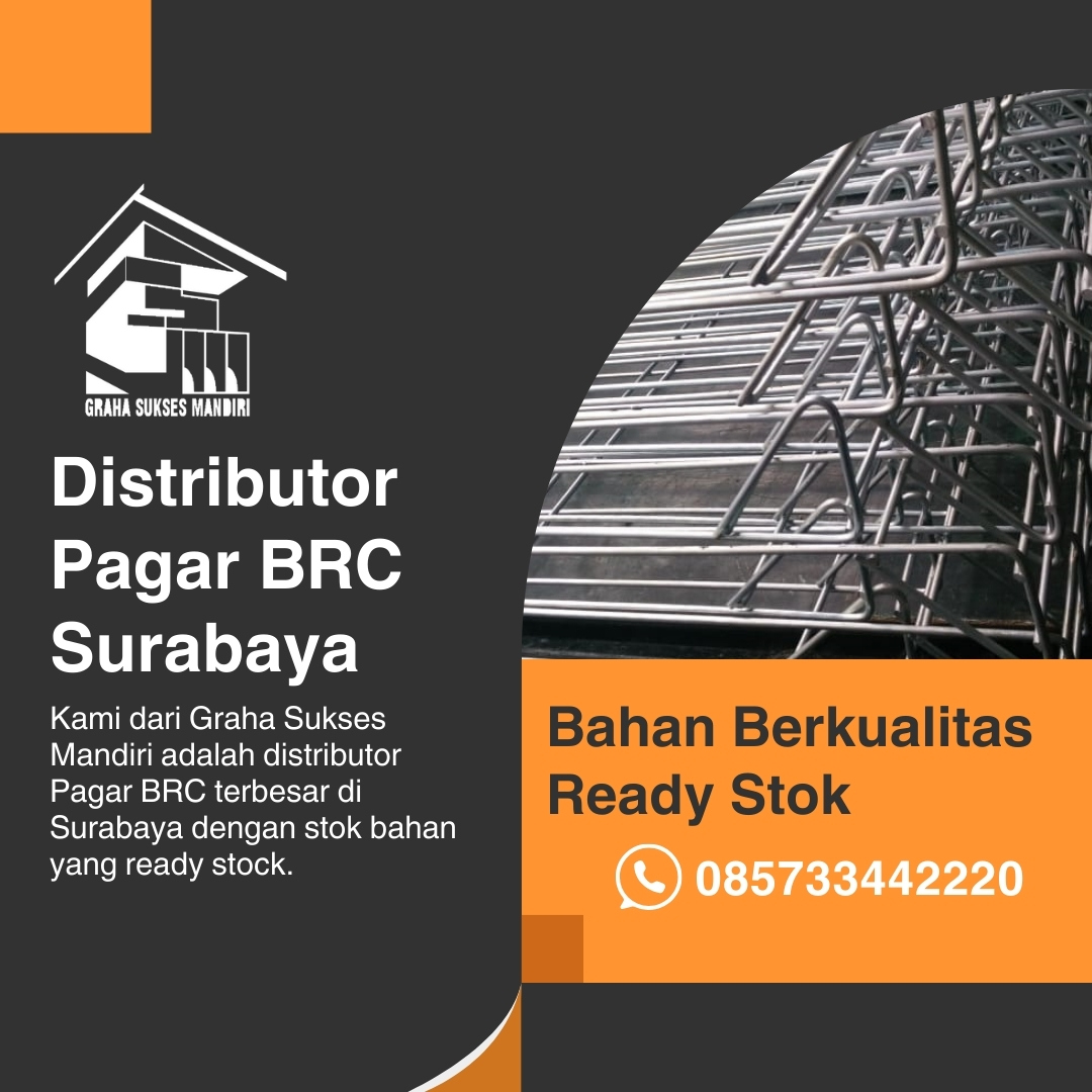 distributor pagar BRC Surabaya